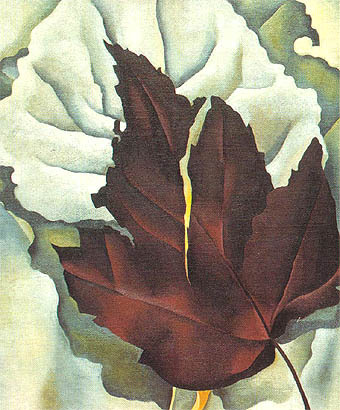Pattern of Leaves 1924 by Georgia O'Keeffe Oil Painting reproduction
