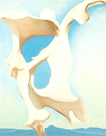 Pelvis With Moon 1943 by Georgia O'Keeffe Oil Painting reproduction
