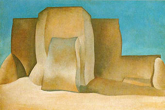 Ranchos Church c .1930 by Georgia O'Keeffe Oil Painting reproduction