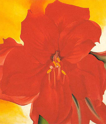 Red Amaryllis 1937 by Georgia O'Keeffe Oil Painting reproduction