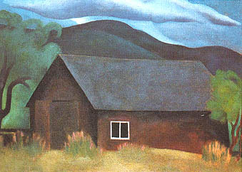 My Shanty 1922 by Georgia O'Keeffe Oil Painting reproduction