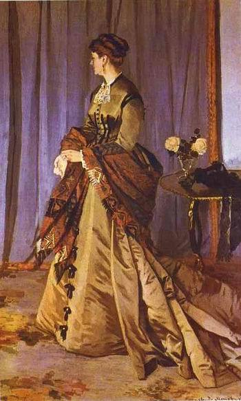 Madame Gaudibert. 1868 by  Claude Monet Oil Painting reproduction