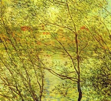 Banks of the Seine. 1878 by  Claude Monet Oil Painting reproduction
