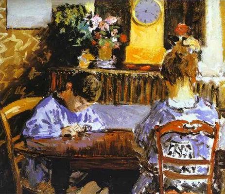 The Lesson. 1874  by Alfred Sisley Oil Painting reproduction