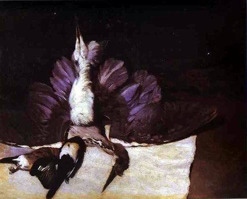 Still Life with Heron. 1867 by Alfred Sisley Oil Painting reproduction