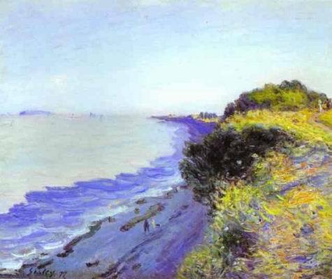 Bristol Channel from Penarth, Evening. 1897  by Alfred Sisley Oil Painting reproduction