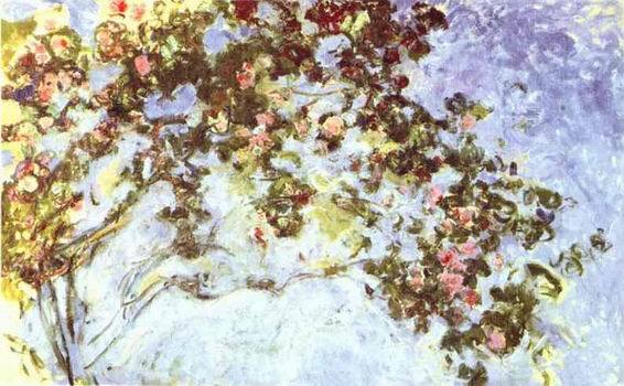 Roses. 1923-1925  by  Claude Monet Oil Painting reproduction