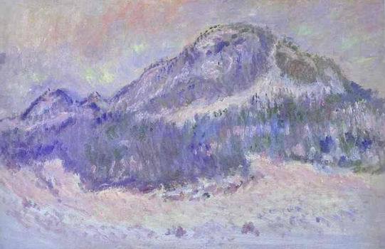 Mount Kolsaas in Norway. 1895 by  Claude Monet Oil Painting reproduction