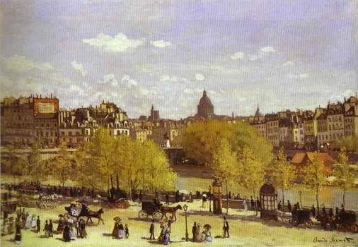 Quai du Louvre. 1867 by  Claude Monet Oil Painting reproduction