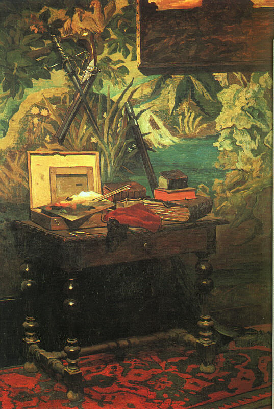 Corner of the Studio, 1861  by  Claude Monet Oil Painting reproduction