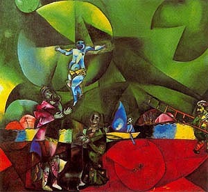 Calvary 1912  by Marc Chagall Oil Painting reproduction