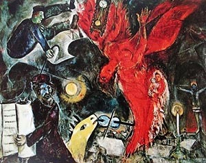 Fall of the Angel by Marc Chagall Oil Painting reproduction
