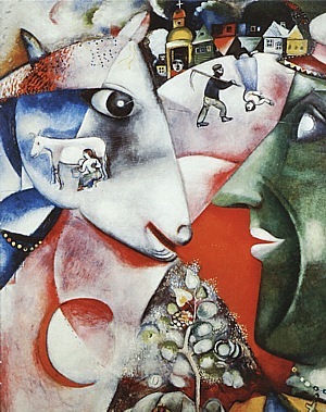 I and the Village, 1911  by Marc Chagall Oil Painting reproduction