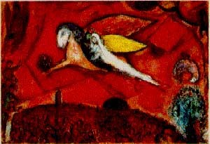Le Cantique des Cantiques IV by Marc Chagall Oil Painting reproduction