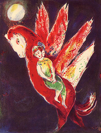 Arabian Nights by Marc Chagall Oil Painting reproduction