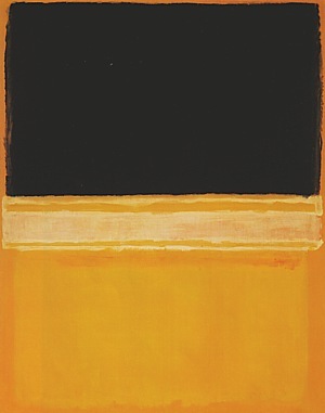 Black Pink Yellow Over Orange by Mark Rothko Oil Painting reproduction