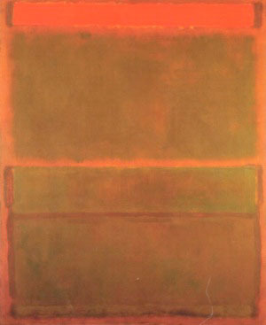  No 14~No 9 (Red Over Three Browns) by Mark Rothko Oil Painting reproduction