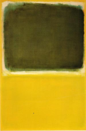No 16 Green White Yellow Yellow by Mark Rothko Oil Painting reproduction