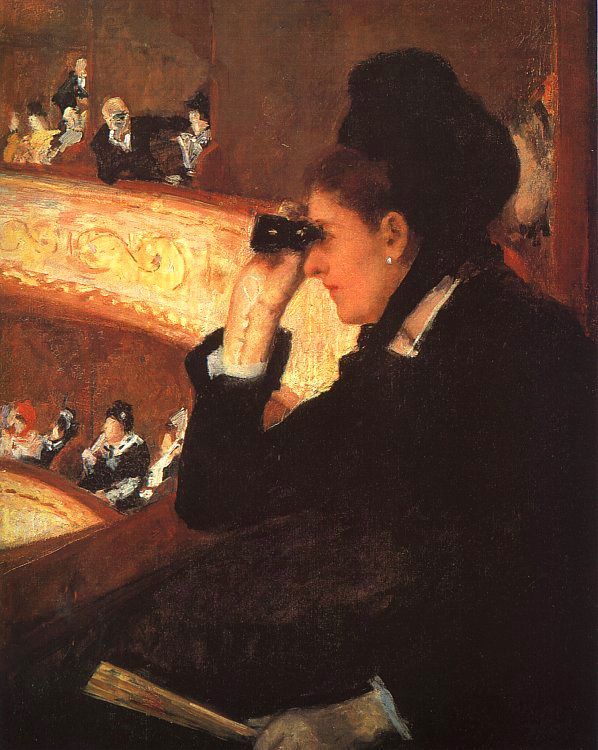 At the Opera, 1880  by Mary Cassatt Oil Painting reproduction