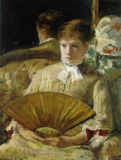 Portrait of a Lady  by Mary Cassatt Oil Painting reproduction