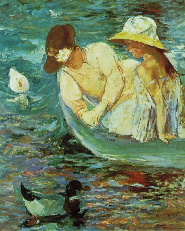 summertime  by Mary Cassatt Oil Painting reproduction