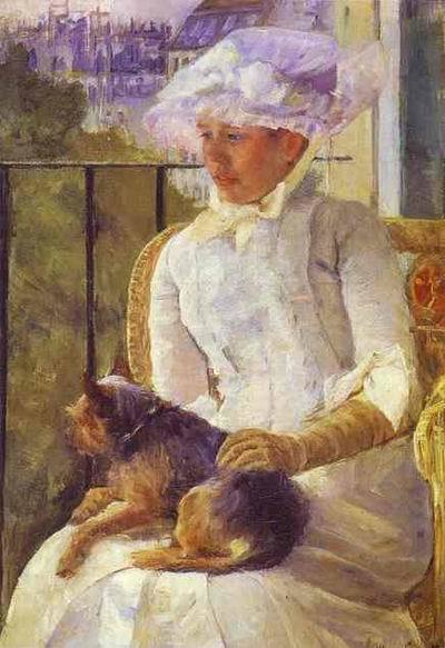 Young Girl at a Window c.1883 by Mary Cassatt Oil Painting reproduction