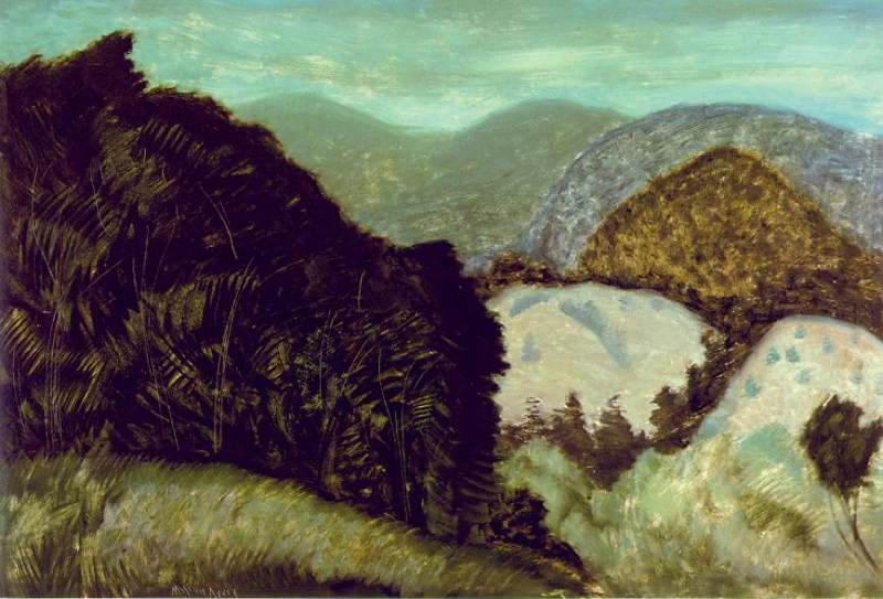Vermont hills   by Milton Avery Oil Painting reproduction