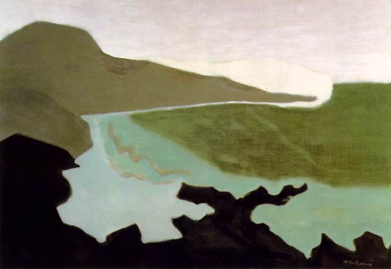 Green sea by Milton Avery Oil Painting reproduction