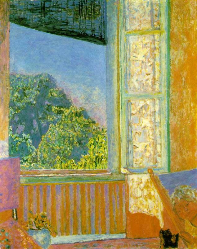 The Open Window 1921   by Pierre Bonnard Oil Painting reproduction