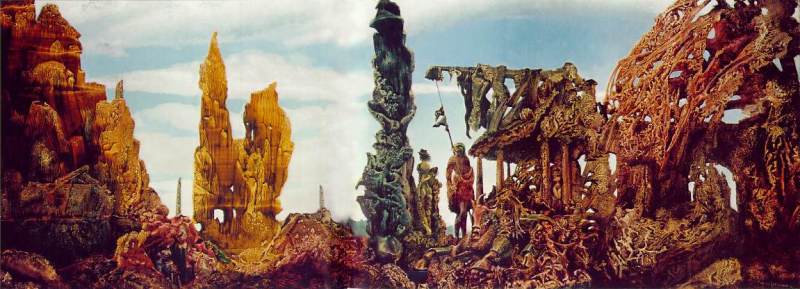 Europe After the Rain  1940-42  by Max Ernst Oil Painting reproduction  by Max Ernst Oil Painting reproduction