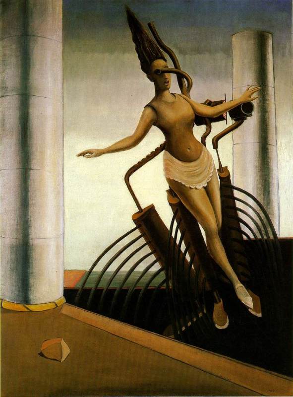 The Wavering Woman  1923  by Max Ernst Oil Painting reproduction  by Max Ernst Oil Painting reproduction