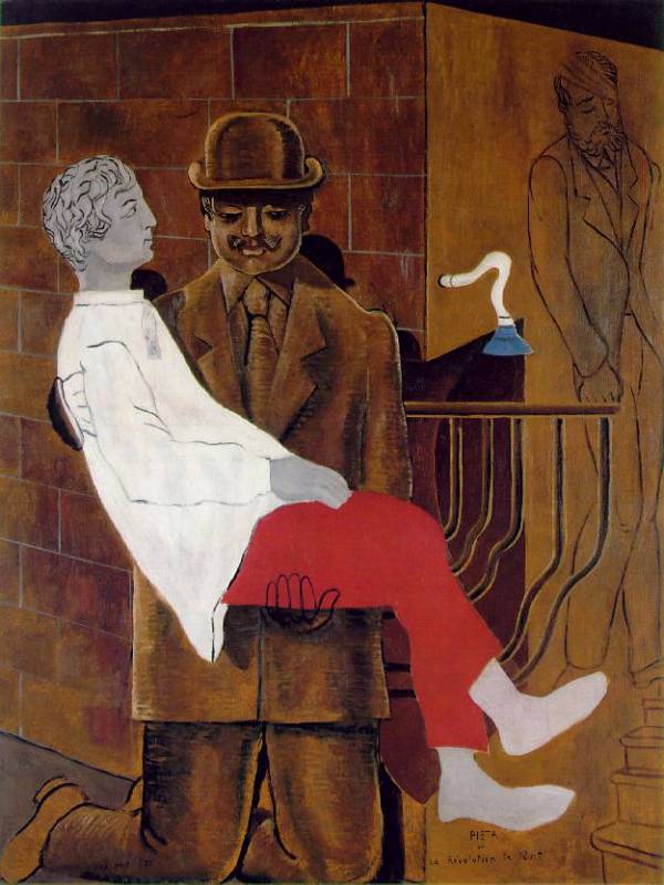 Pieta or Revolution by Night  1923  by Max Ernst Oil Painting reproduction  by Max Ernst Oil Painting reproduction