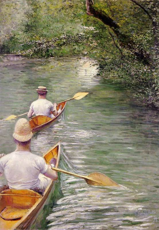 Perissoires 1878  by Gustave Caillebotte  Oil Painting reproduction