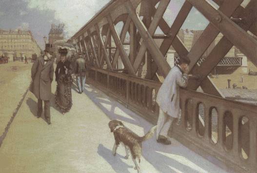 Esquisse pour le pont de l'Europe  by Gustave Caillebotte  Oil Painting reproduction