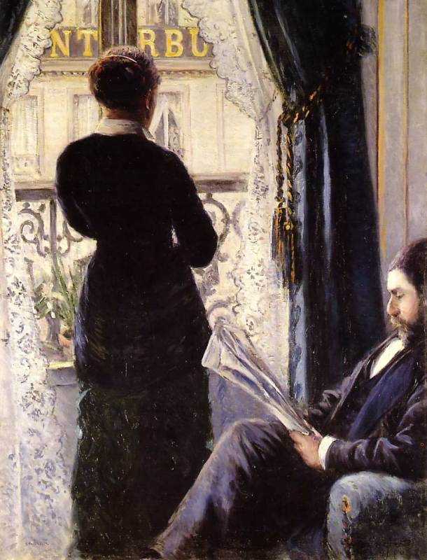 Interior 1880  by Gustave Caillebotte  Oil Painting reproduction