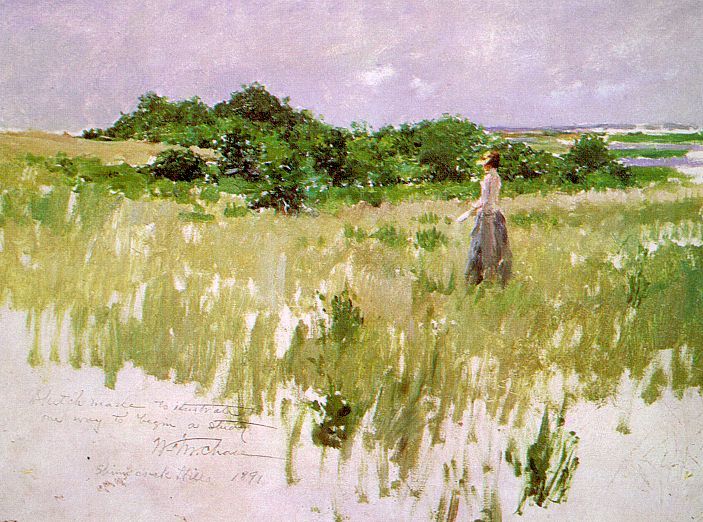 Shinnecock Hills (A View of Shinnecock), 1891   by William Merrit Chase Oil Painting reproduction
