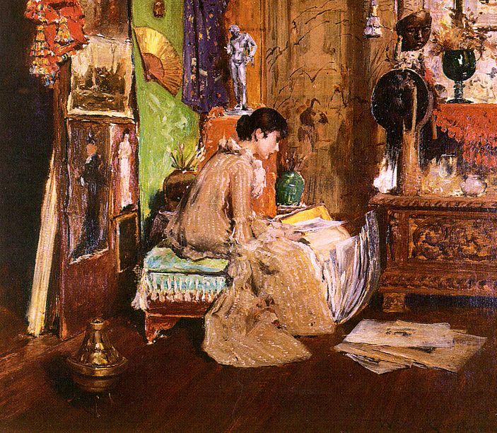  In the Studio Corner, 1881  by William Merrit Chase Oil Painting reproduction