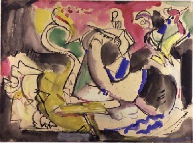 hansh23  by Hans Hofmann Oil Painting reproduction