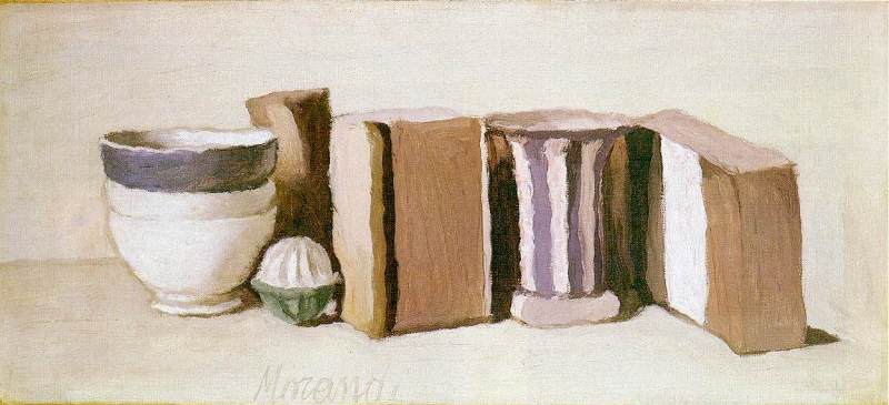 Still Life (Cups and Boxes)  1951 by Georgio Morandi Oil Painting reproduction