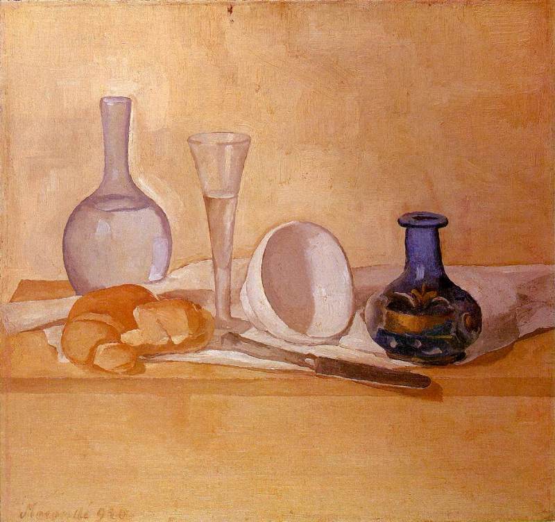 Still Life (The Blue Vase)  1920  by Georgio Morandi Oil Painting reproduction
