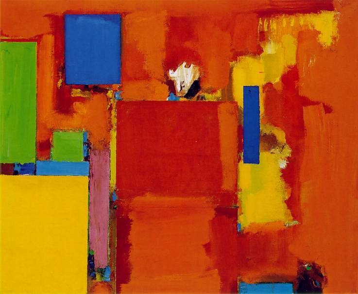 The Golden Wall  1961  by Hans Hofmann Oil Painting reproduction