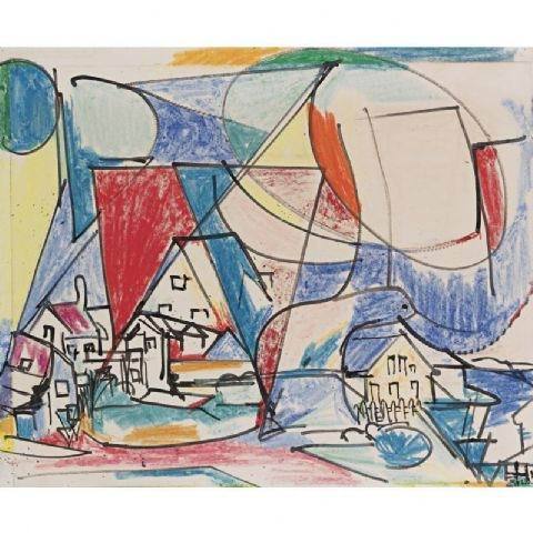 Provincetown  by Hans Hofmann Oil Painting reproduction