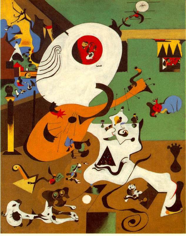 Dutch Interior I (Interior holandes I)  1928  by Joan Miro Oil Painting reproduction