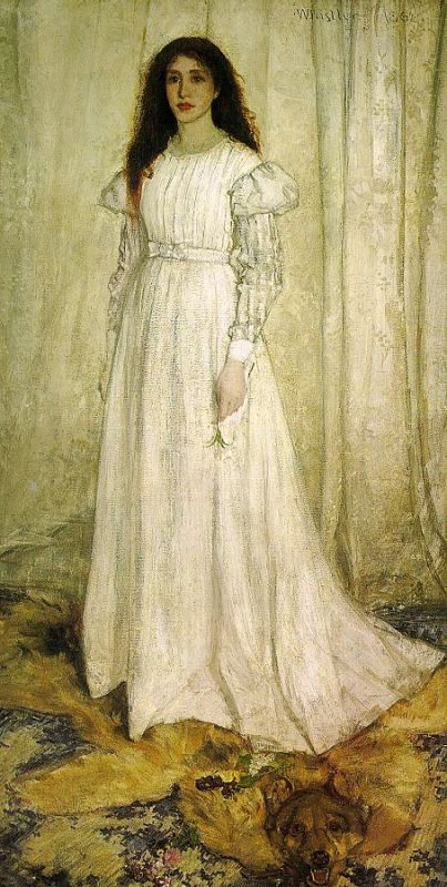 Symphony in White Number 1, The White Girl, 1862 by James McNeill Whistler Oil Painting reproduction