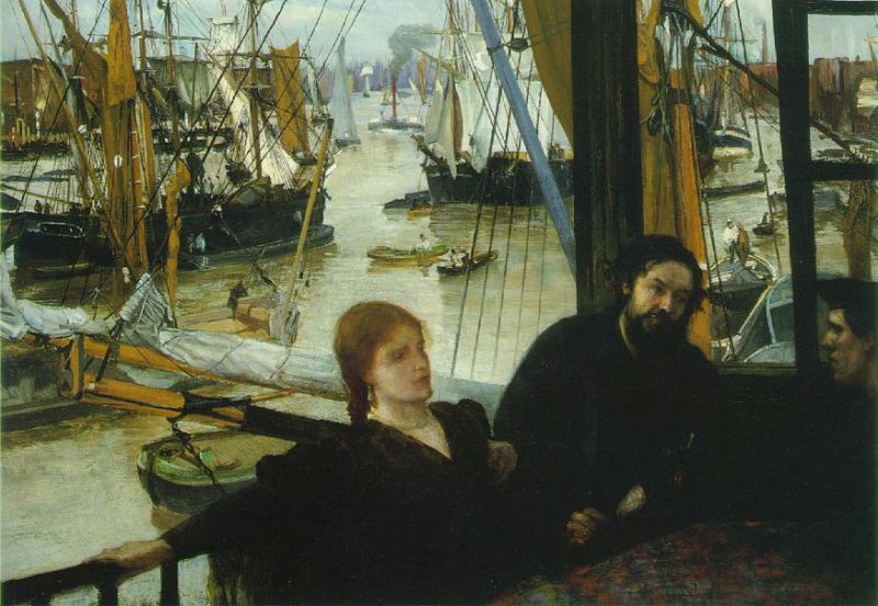 Wapping  1860-4 by James McNeill Whistler Oil Painting reproduction