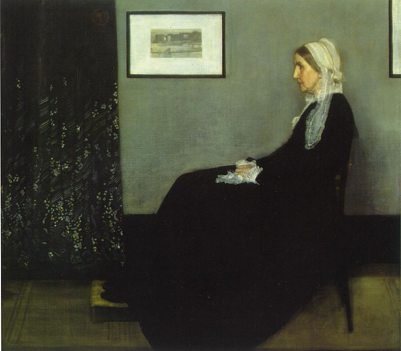 Arrangement in Grey and Black, Portrait of the Painter's Mother  1871  by James McNeill Whistler Oil Painting reproduction