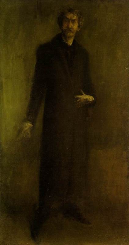 Brown and Gold  1895-1900  by James McNeill Whistler Oil Painting reproduction