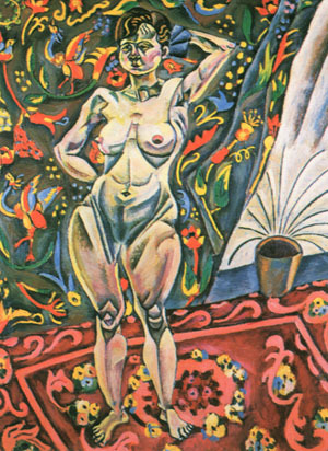 Joan Miro Standing Nude 1921  by Joan Miro Oil Painting reproduction