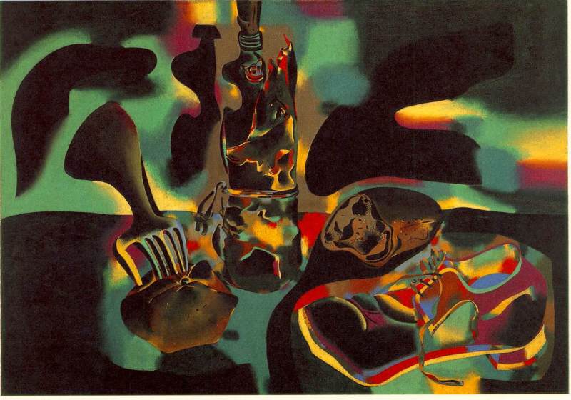 Still Life with Old Shoe (Natura morta del sabatot)  1937 by Joan Miro Oil Painting reproduction
