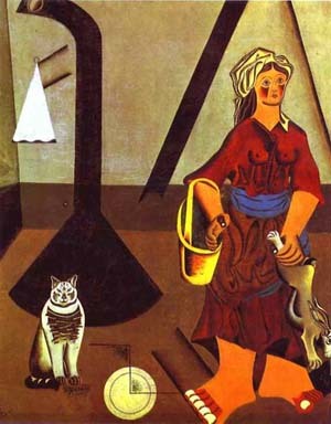 Joan Miro The Farmer's Wife 1922 by Joan Miro Oil Painting reproduction